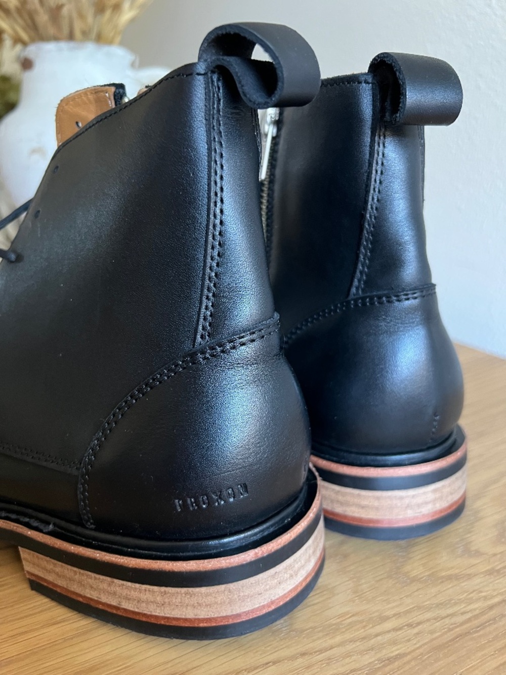Proxon Steel Toe Women’s Lace Up Boot Black